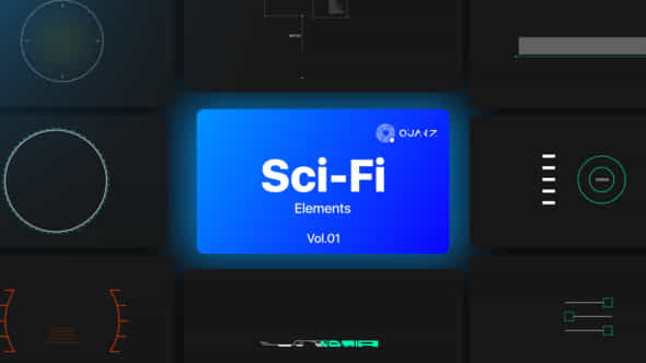 Sci-Fi UI Elements - VideoHive 46400544