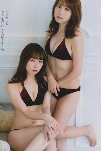 Akane Takayanagi 高柳明音, Mina Oba 大場美奈, BOMB! 2019.01 (ボム 2019年1月号)