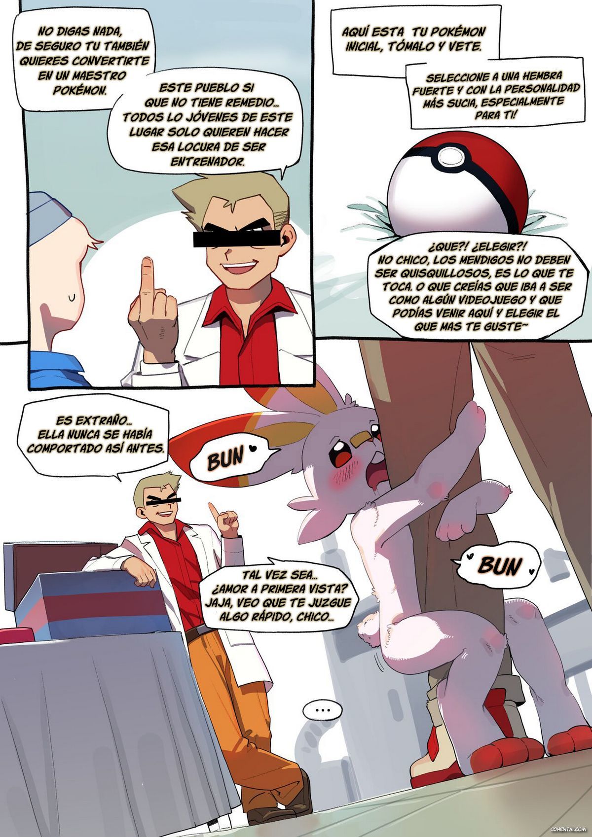 Rebel Raboot (Pokémon) xxx comics manga porno doujin hentai español sexo 