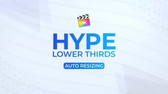 HYPE Lower Thirds - VideoHive 22453537