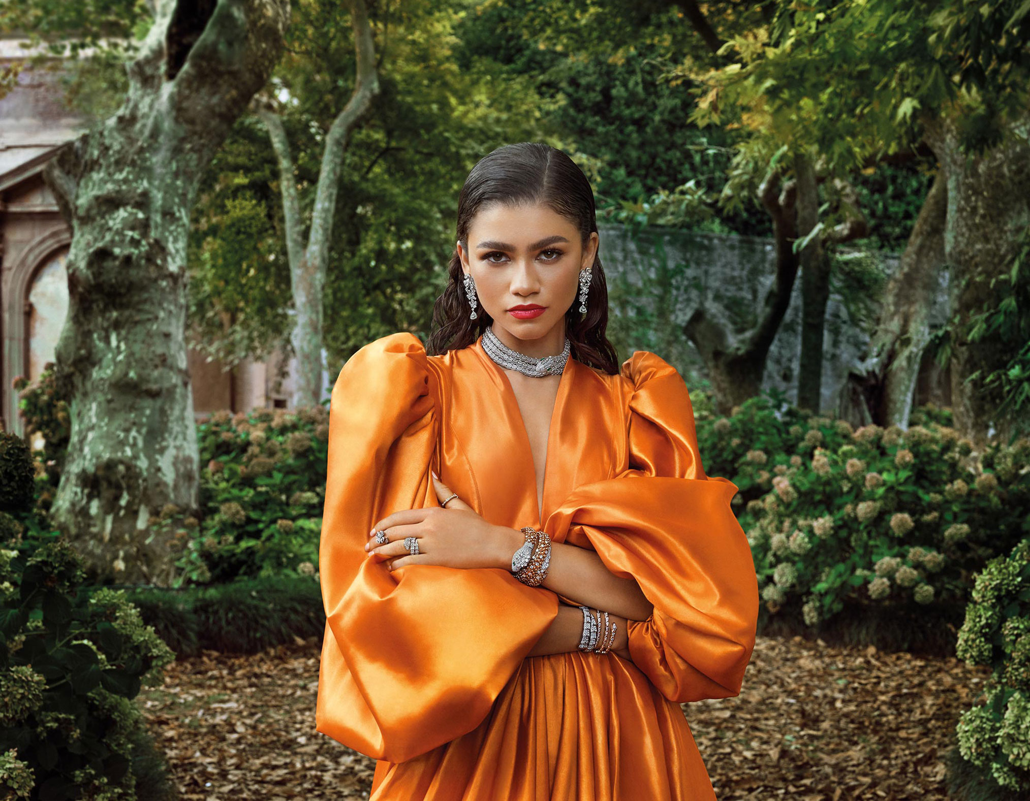 Zendaya / Bvlgari Forever Jewelry 2020 Collection Зендая в драгоценных украшениях Bvlgari / фото 06