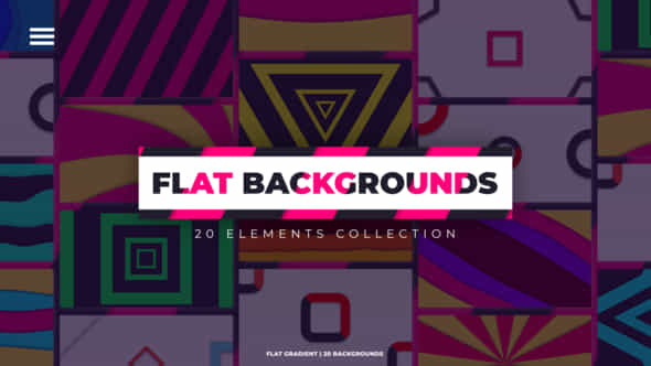 Flat Backgrounds - VideoHive 46013063