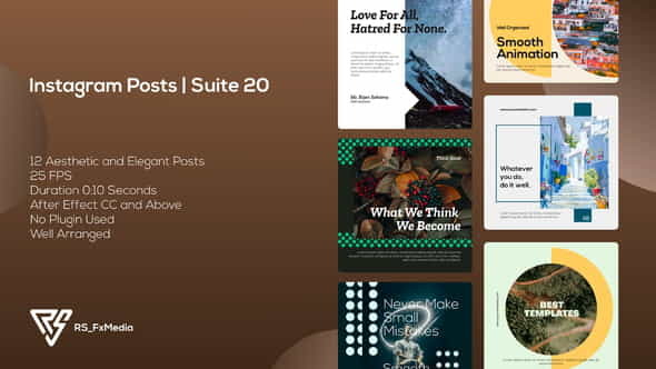 Instagram Posts | Dynamic - VideoHive 35328258