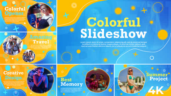 Colorful Slideshow - VideoHive 45637248