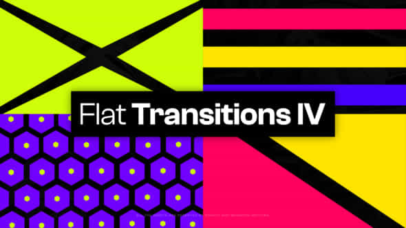 25 Flat Transitions - VideoHive 48028018