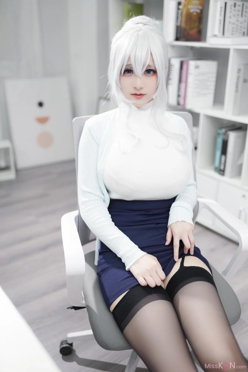 Coser@幼愛Youmeko: 未亡人雪女 (70 photos)(7)