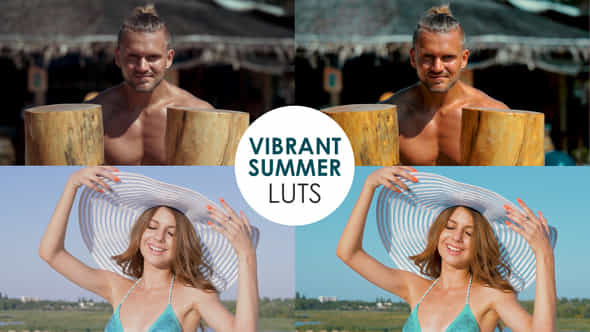 Vibrant Summer LUTs - VideoHive 38306592
