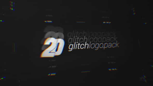 20 Glitch Logo Intro Reveal - VideoHive 26862472