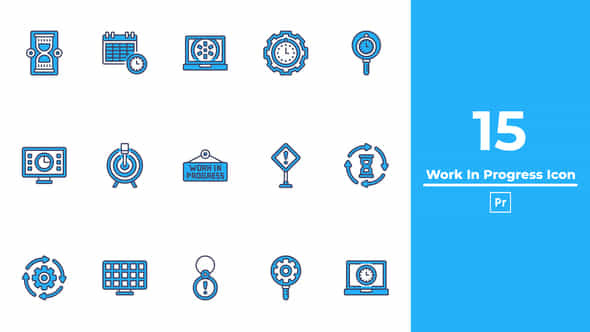 Work In Progress Icon Premiere Pro - VideoHive 50382788