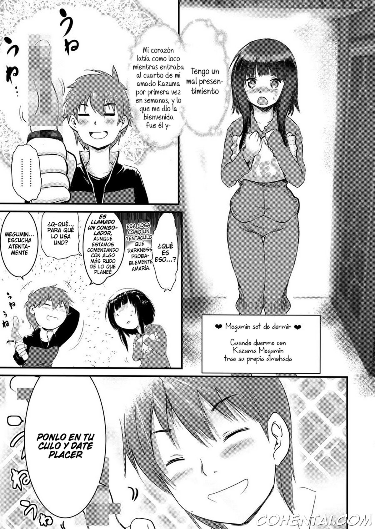 Meguicha 4 (Kono Subarashii Sekai ni Syukufuku o!) xxx comics manga porno doujin hentai español sexo 