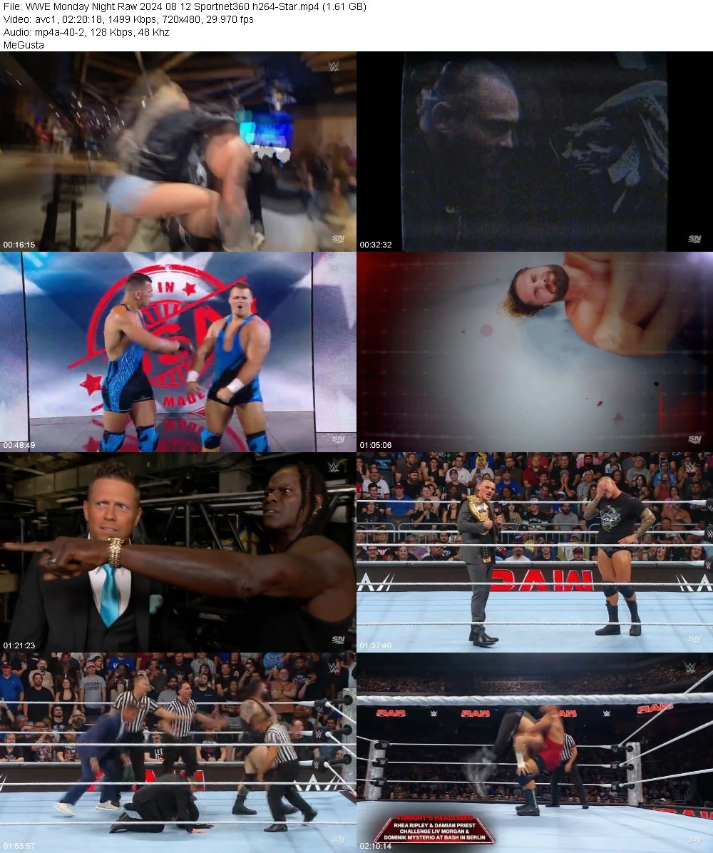 WWE Monday Night Raw 2024 08 12 h264Star