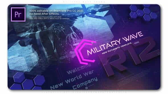 Military Wave Techno Promo - VideoHive 34617860