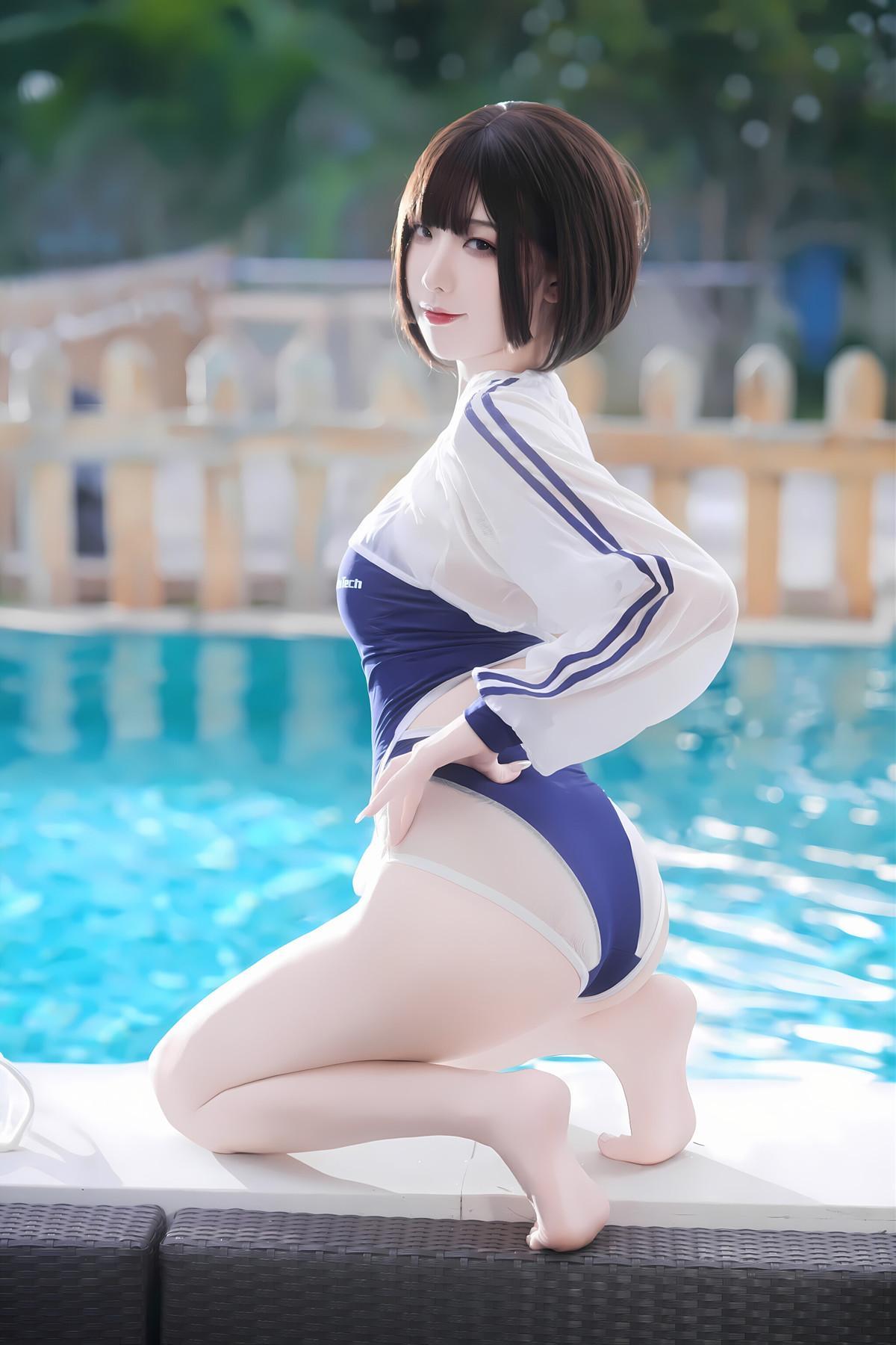 Cosplay 封疆疆v – 小海月 竞泳(1)