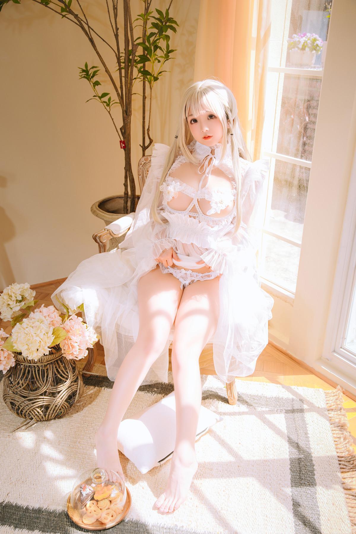 Cosplay Rinaijiao日奈娇 白纱衣 Set.01(34)