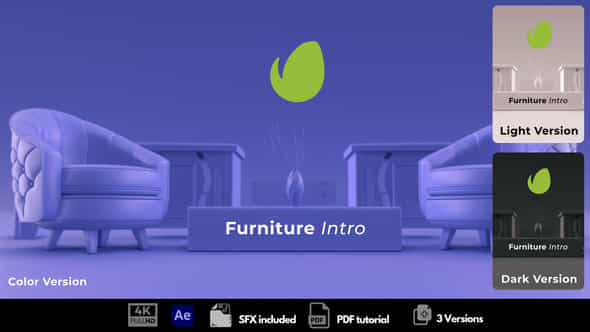 Furniture Intro - VideoHive 51143280