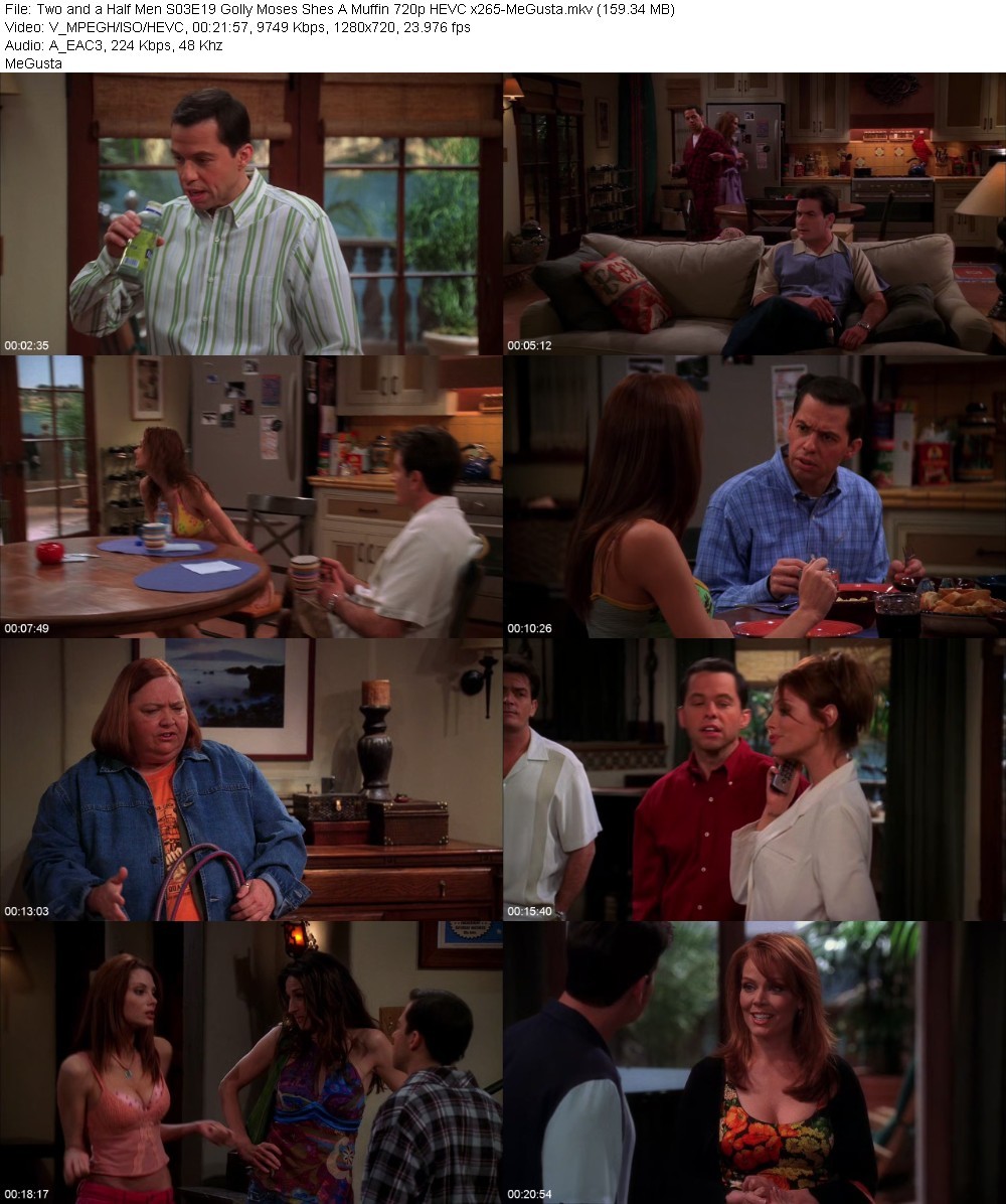 Two and a Half Men S03E19 Golly Moses Shes A Muffin 720p HEVC x265-MeGusta