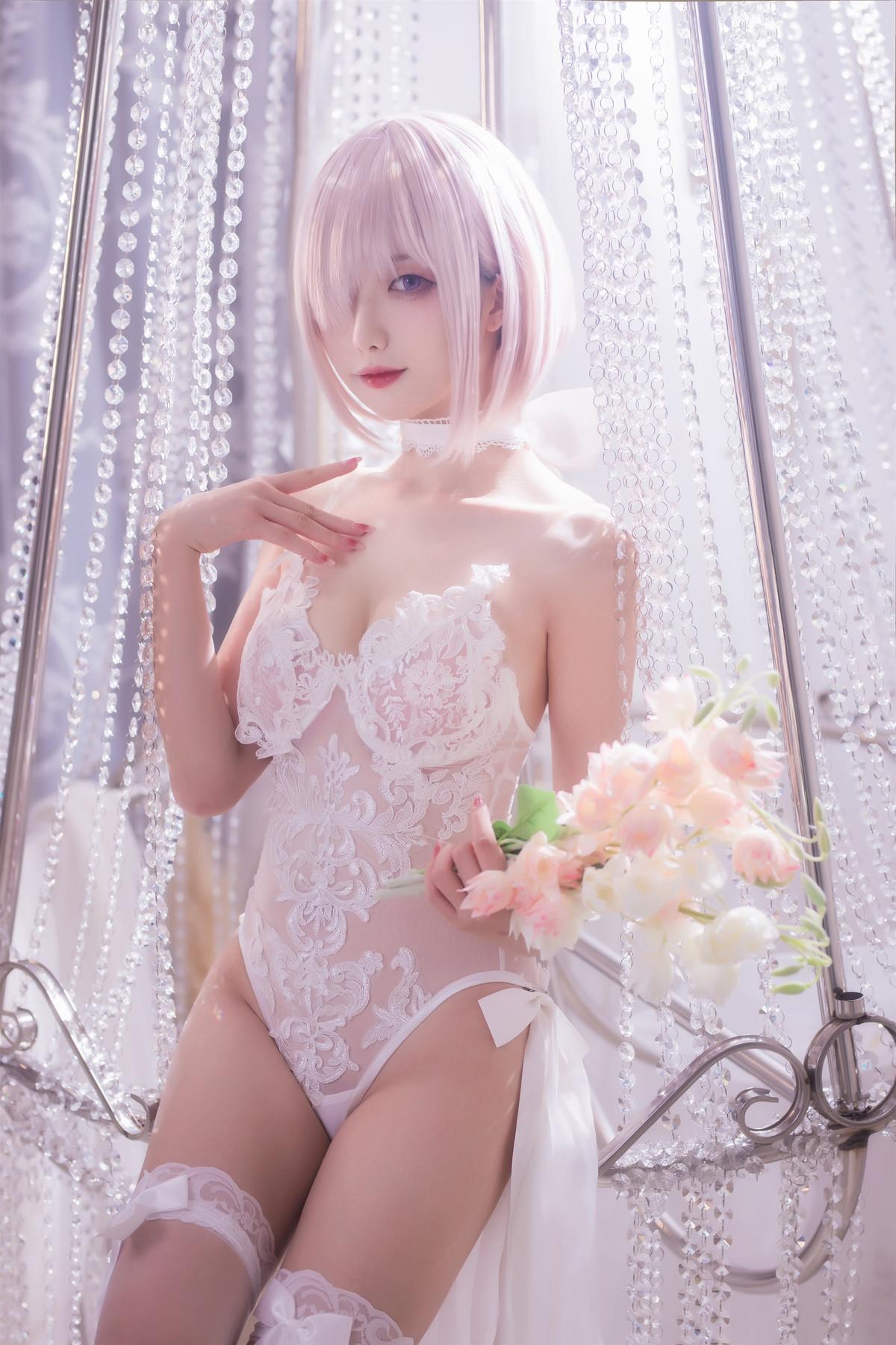 Cosplay 封疆疆v 婚纱玛修(2)