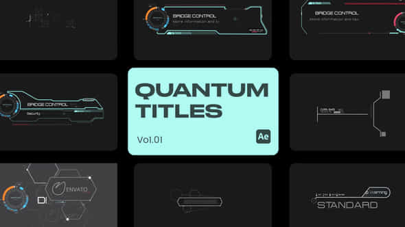 Quantum Titles V.1 - VideoHive 46394781