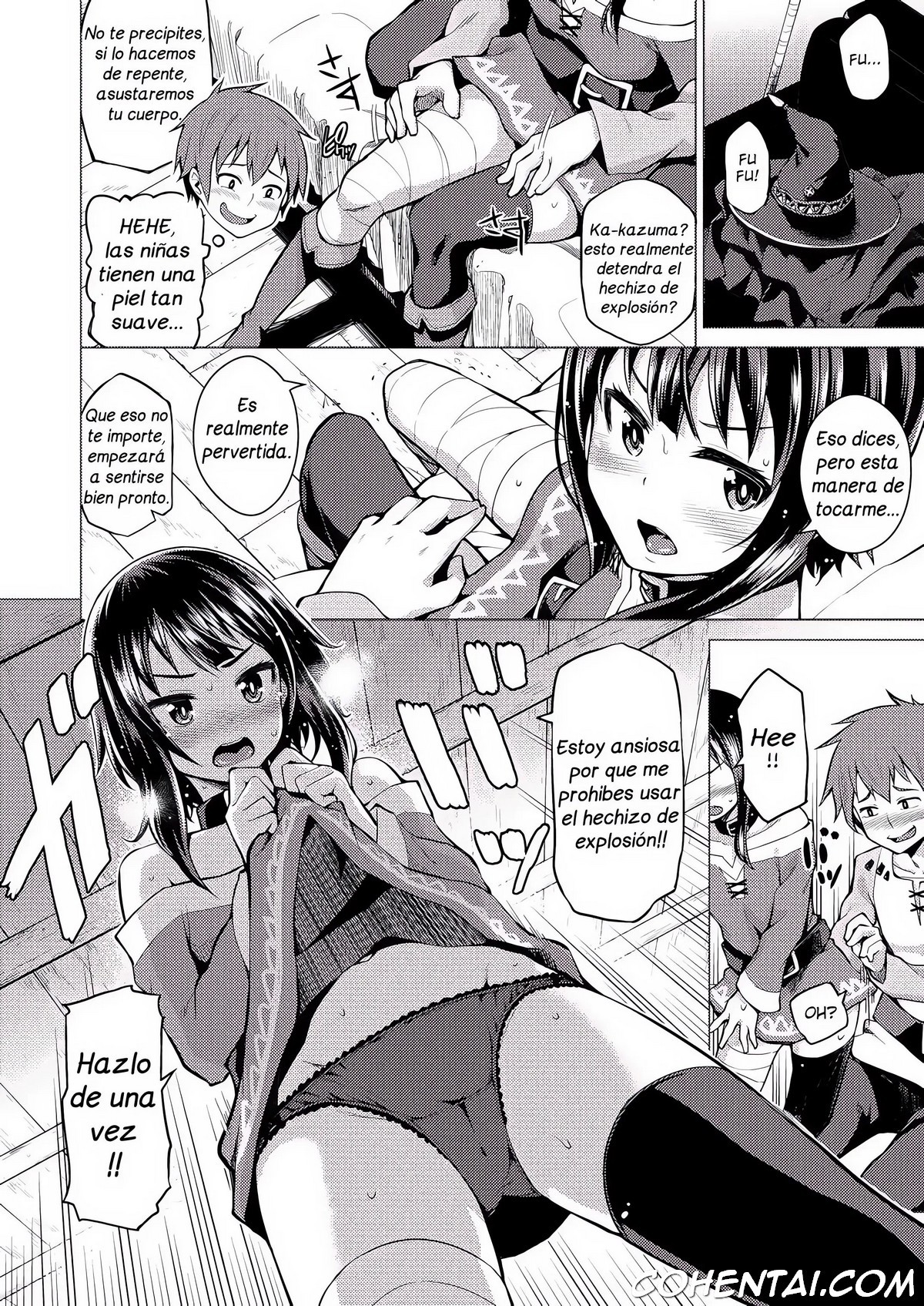 Kono Bakuretsu Musume ni Ecstasy o! (Kono Subarashii Sekai ni Syukufuku o! xxx comics manga porno doujin hentai español sexo 