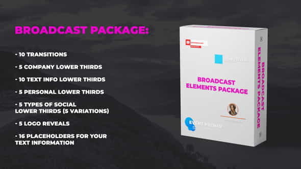 Broadcast Elements Package - VideoHive 23821553
