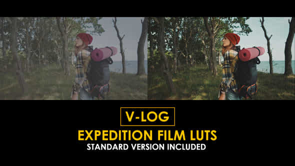 Vlog Expedition Film And Standard Color Luts - VideoHive 51303455