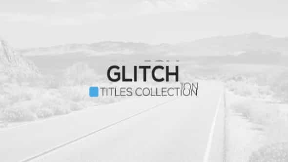 Glitch Titles Package - VideoHive 18975241