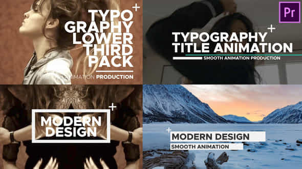 Typography Premiere Pro - VideoHive 38508759