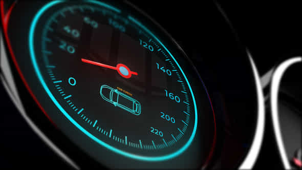 Car Speedometer Logo - VideoHive 35888556