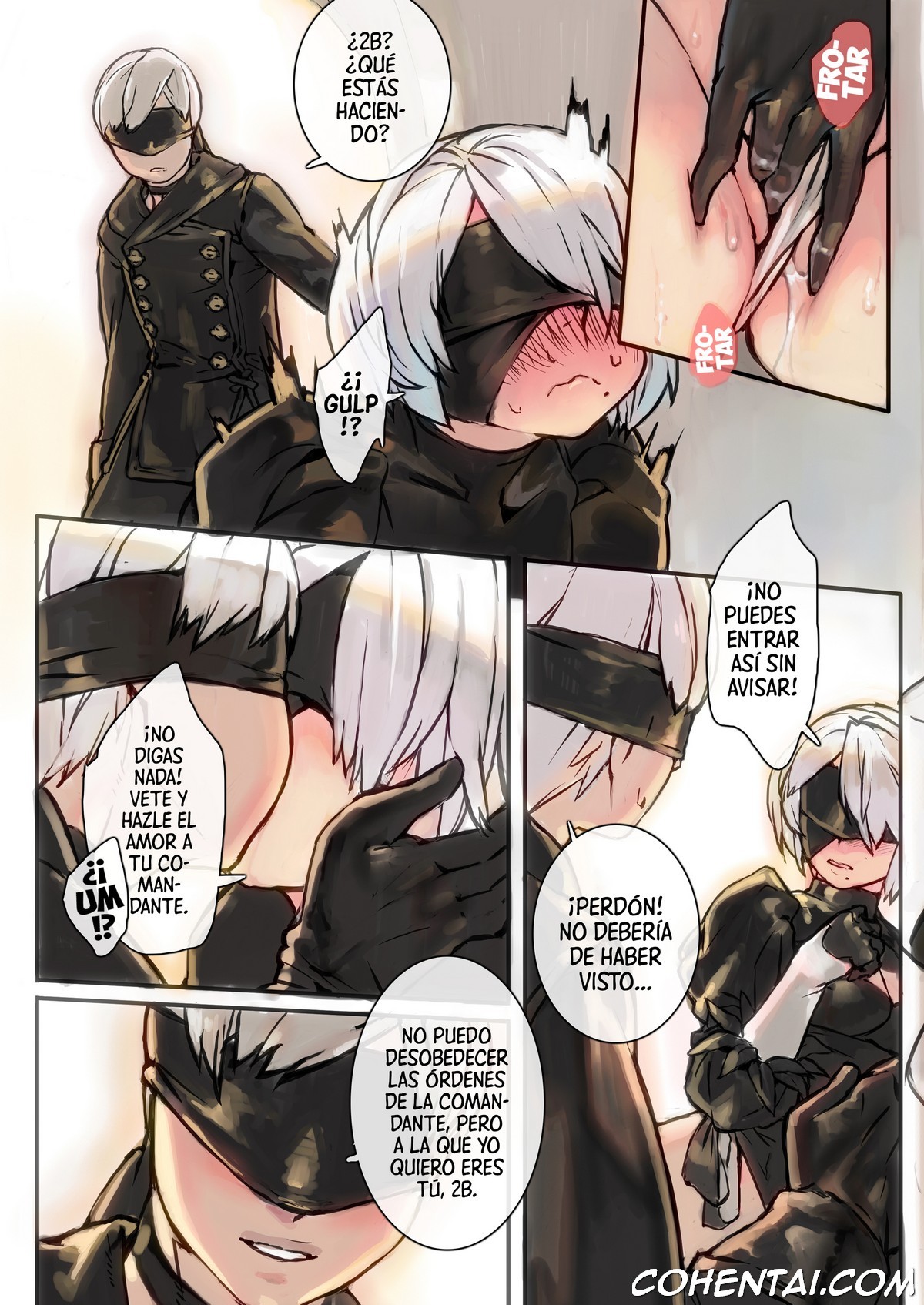 9S2B (NieR:Automata) xxx comics manga porno doujin hentai español sexo 