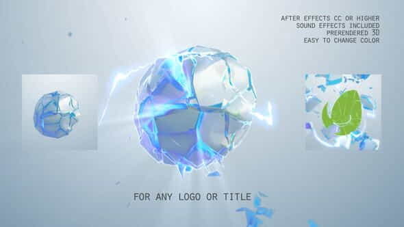 Energy Ball Logo Reveal - VideoHive 35532308