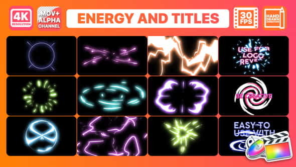 Energy And Titles | FCPX - VideoHive 26591948