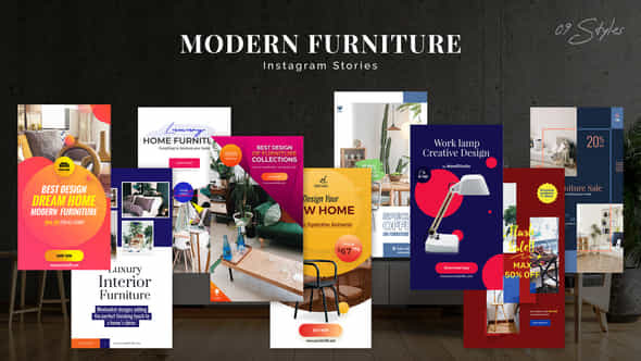 Furniture Modern Instagram Stories - VideoHive 35528628