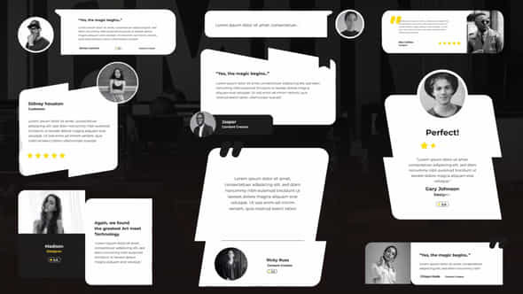 Minimalist Testimonial Review Pack - VideoHive 57101890