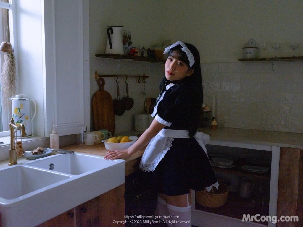 [MilkyBomb] Yui: Vol.3 Maid (291 photos )(95)