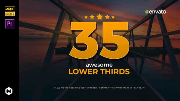 Awesome Lower Thirds for Premiere - VideoHive 21869160