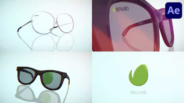 Eyeglasses Logo - VideoHive 47964009