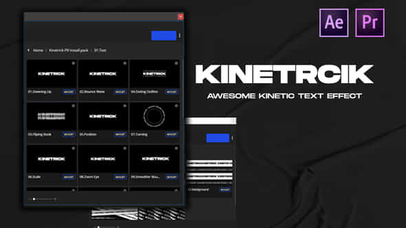 Kinetrick Text Effect - VideoHive 34112619