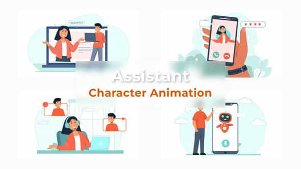 Virtual Assistant Animation - VideoHive 36886874