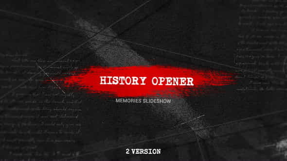 History Opener - VideoHive 23470884