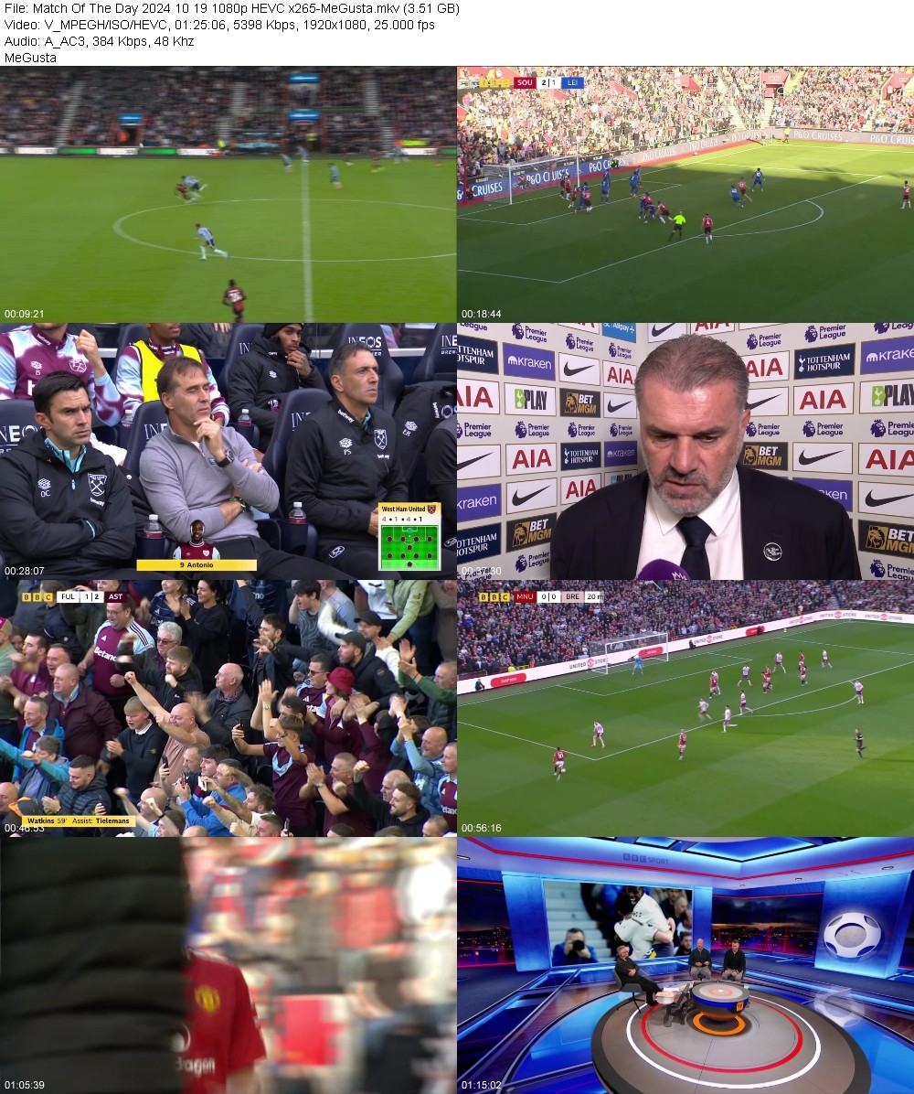 Match Of The Day 2024 10 19 1080p HEVC x265-MeGusta