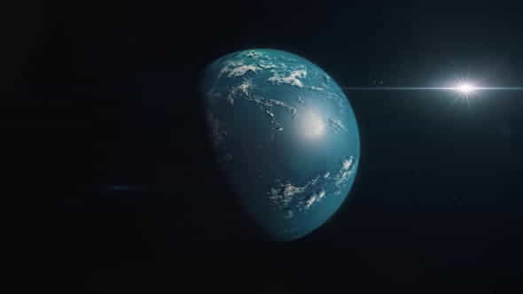 Habitable Exoplanet - Ocean World - VideoHive 29771277