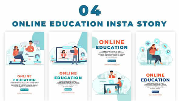 Online Education Instagram - VideoHive 39045055
