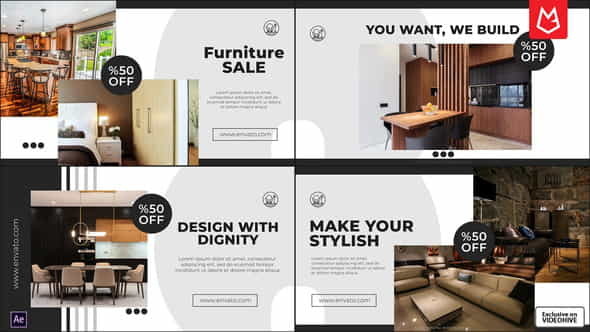 Furniture Promo Slides - VideoHive 36719764
