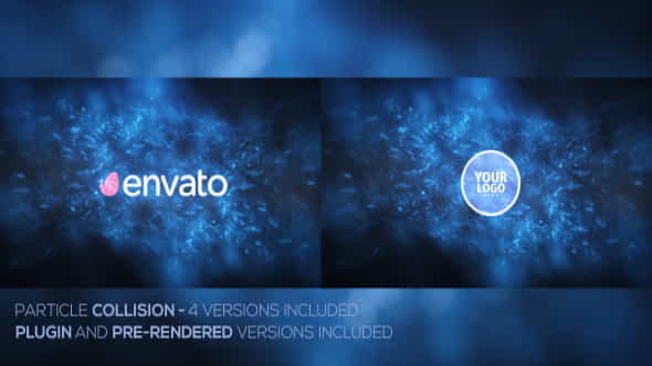 Particle Collision Logo Opener Pack - VideoHive 13469417