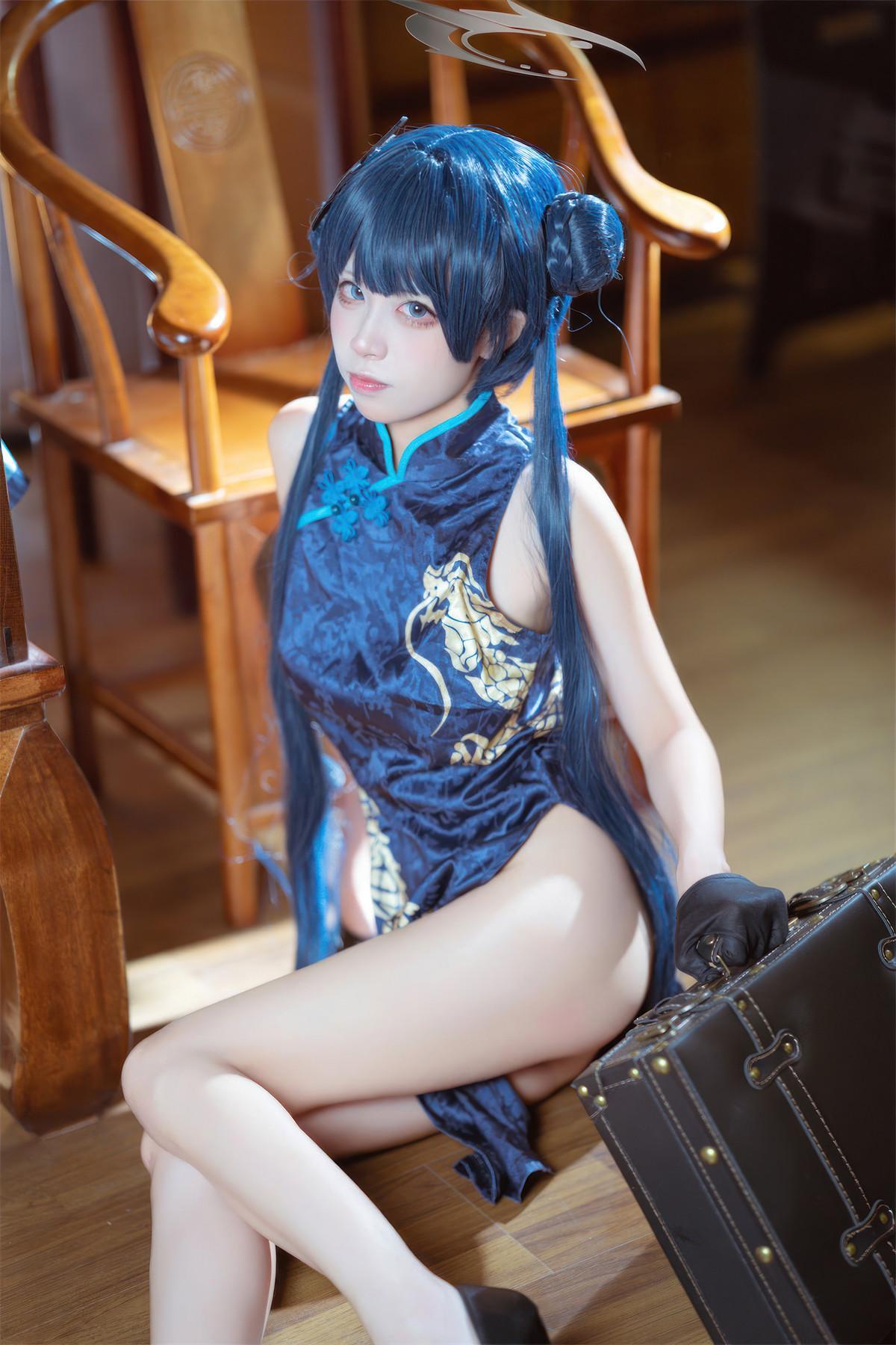 Cosplay 是三不是世w 碧蓝档案 妃咲旗袍(20)