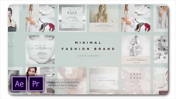 Fashion Brand Minimal Slideshow - VideoHive 26550009