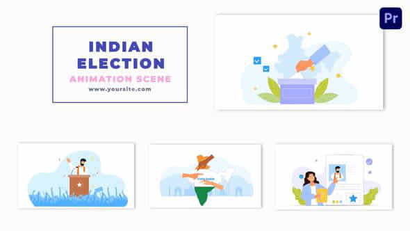 Indian Election Concept - VideoHive 47354478
