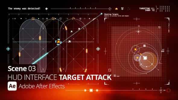 Hud Interface Target Attack Ae 03 - VideoHive 52817814