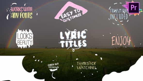 Cartoon Lyric Titles | Premiere - VideoHive 24535632