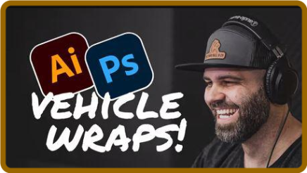 Design Vinyl Wraps and Realistic Mockups for Vehicles in Adobe Photoshop and Illus...